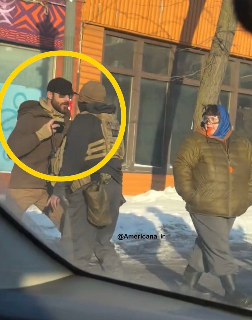 تصویر فرد کشته شده