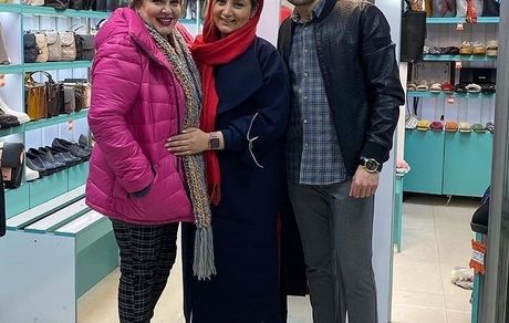 بهاره رهنما در فروشگاه یکی از دوستانش + عکس