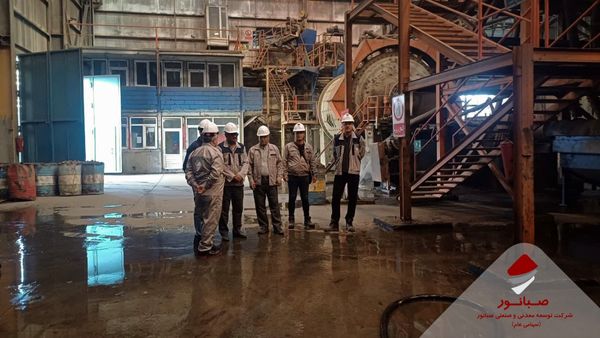 بازدید ماهانه مدیرعامل شرکت صبانور از معدن شهرک