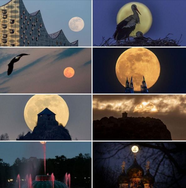 اولین «ابر ماه صورتی» در سال ۲۰۲۰