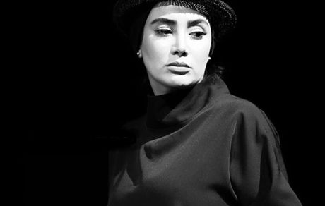 بهاره افشاری این بار با تیپ مشکی + عکس