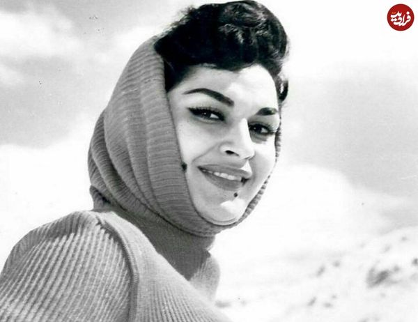 عکسی از ژاله علو در کوه‌های اطراف تهران