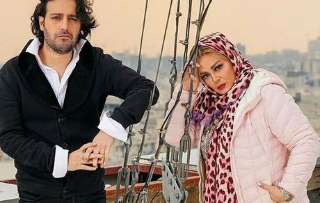 کشتی سواری بهاره رهنما با کاوه خان + عکس