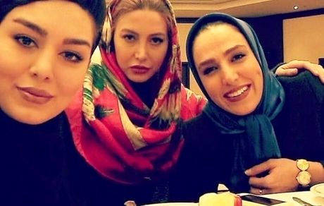 سحر قریشی و بازیگران معروف در یک مراسم + عکس