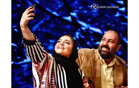 سلفی ستایش خانم و شوهرش در برنامه تلویزیونی + عکس