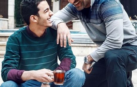 شوخی بامزه آقای بازیگر با پژمان جمشیدی  + عکس