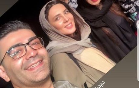 سلفی مجری ممنوع التصویر و نسیم ادبی + عکس