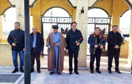 تجدید میثاق مدیران مجتمع مس سونگون با آرمان‌های شهدا همزمان با دهه فجر