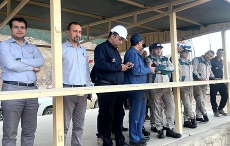 بازدید معاون اکتشاف و بهرهبرداری ایمپاسکو از معدن جلال آباد زرند