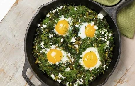 دستور تهیه نرگسی اسفناج غذای شمالی و بسیار مقوی