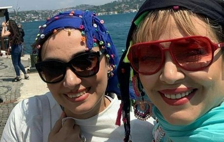 آفتاب گرفتن بهاره رهنما در ترکیه + عکس