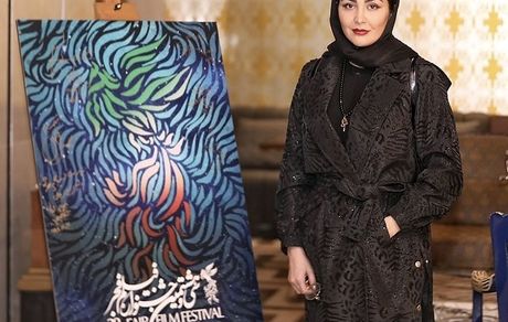 استایل مشکی مریم معصومی در جشنواره + عکس