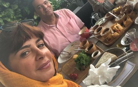 صبحانه لاکچری سیما تیرانداز و خانواده اش + عکس