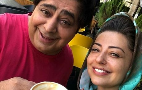 نفیسه روشن با فوکول و قیافه خنده دار + عکس