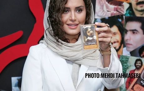 نوار کاست بامزه خانم بازیگر + عکس