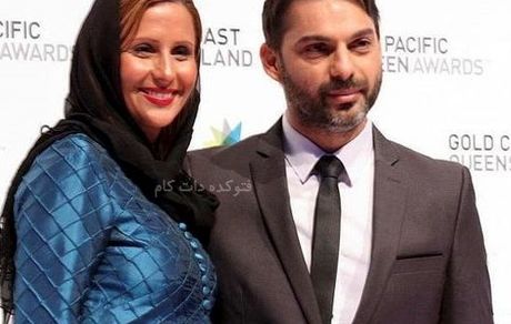 پیمان معادی و همسرش + عکس