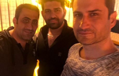 پویا امینی و دوستانش در کافه + عکس