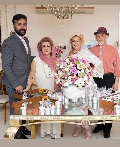 سالگرد ازدواج لاکچری بهاره رهنما و حاجی + عکس