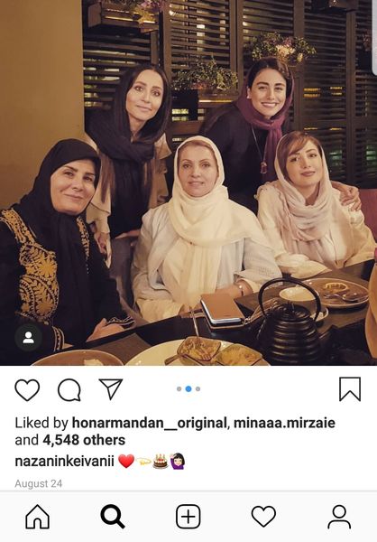 تولد بازی شیلاخداداد بهمراه مجری معروف در کافه رستوران + عکس