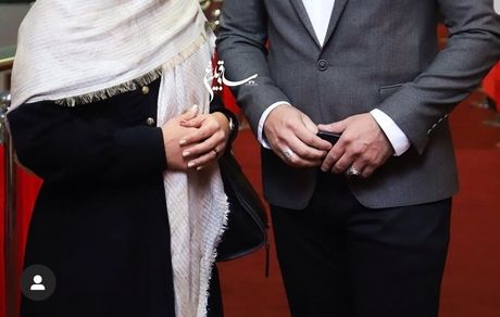 آقای مجری مشهور و همسر متین اش + عکس