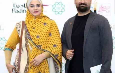 خانم کارگردان و همسرش در جشن حافظ + عکس