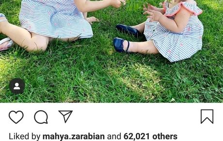 دختران معروف آقای بازیگر روی چمن + عکس