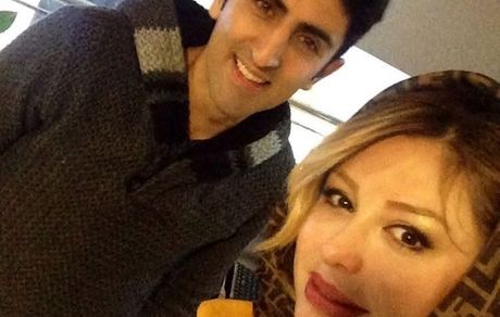 نیوشا ضیغمی و هواداراش + عکس