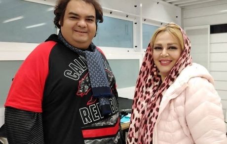 بهاره رهنما در کنار علی برقی عزیز + عکس