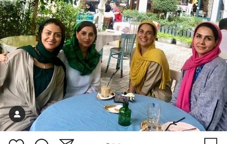 کافه گردی خانم بازیگر با شبنم فرشادجو + عکس