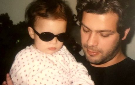 پژمان بازغی و‌ کودک دو ساله اش + عکس