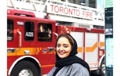 گشت و گذار ستایش در خیابان های تورنتو + عکس