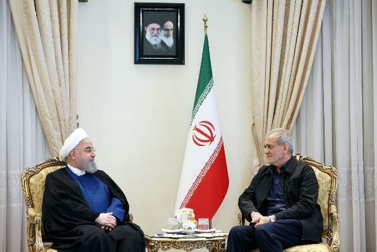تصویری دیده نشده از حسن روحانی و پزشکیان