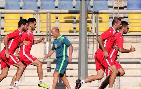 ملی‌پوشان در تمرین پرسپولیس حاضر شدند