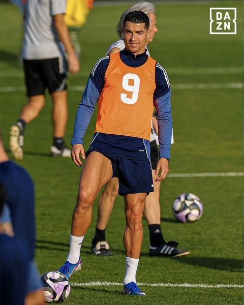 تصویری از رونالدو در تمرین تیم النصر