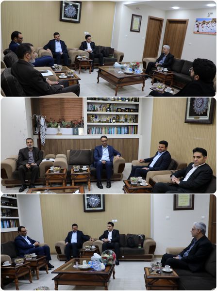 دیدار مدیرعامل بانک قرض الحسنه مهر ایران با مدیرکل آموزش و پرورش خوزستان