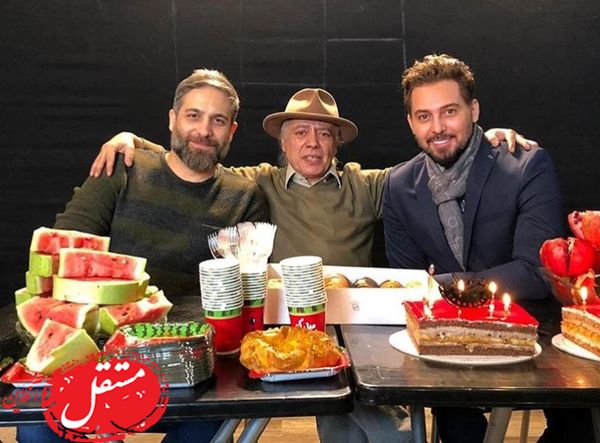 شب یلدای دانیال عبادی در کنار کارگردان مشهور + عکس