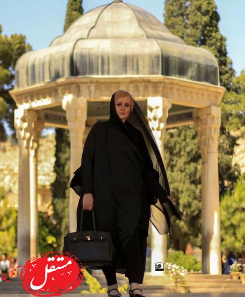 خانم بازیگر بعد از عملش در حافظیه + عکس