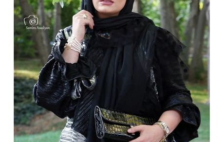 مانتوی مزون دوز  بازیگر افغانی سریال بوی باران + عکس