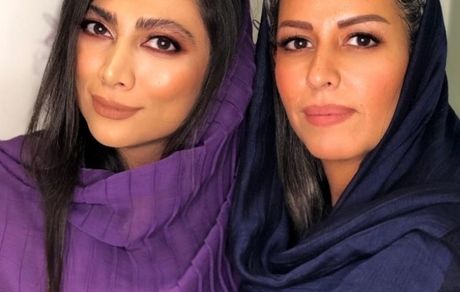 آرایش خاص خانم بازیگر + عکس