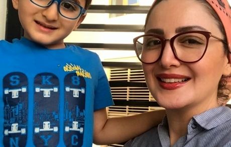 عینکی شدن شیلا خداداد و پسرش + عکس