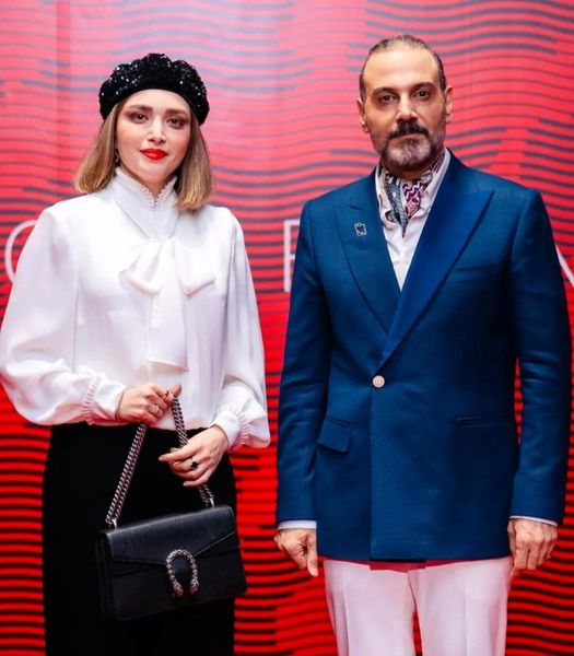 بهنوش طباطبایی در کنار علیرضا قربانی