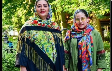 زهرا داود نژاد و دخترش کپی برابر اصل + عکس