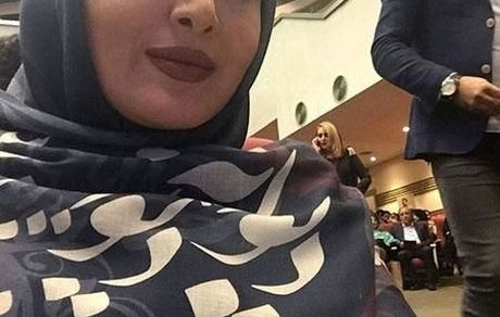 سلفی شیلا خداداد در یک مراسم خاص 