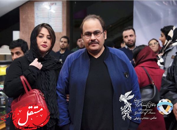رضا داوودنژاد و همسرش در جشنواره فجر + عکس