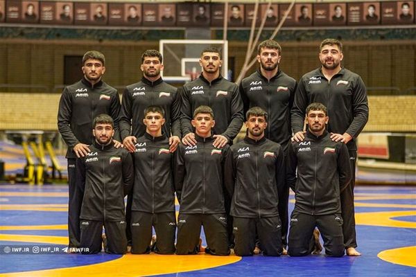 تیم ملی کشتی فرنگی جوانان ایران بر بام جهان