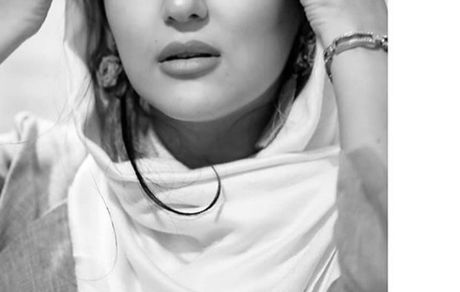 عکس سیاه و سفید خانم بازیگر + عکس