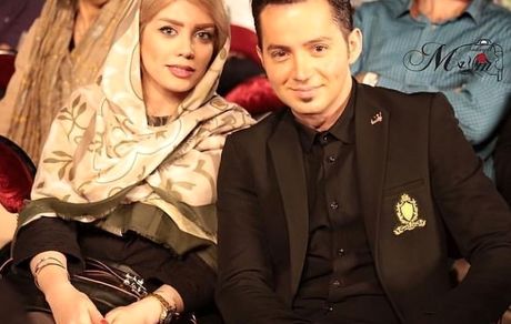 شهنام شهابی و همسرش در مراسم + عکس