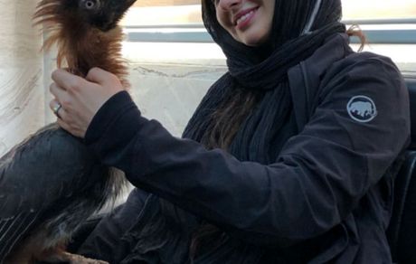 پرنده عجیب نفیسه روشن + عکس