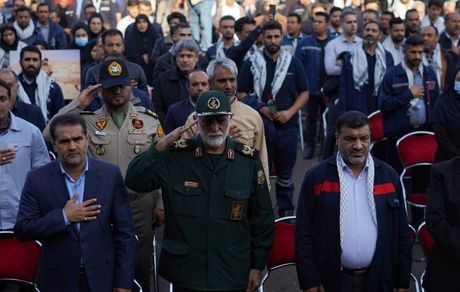 روایتی از تشییع باشکوه پیکر مطهر شهید گمنام در فولاد اکسین خوزستان