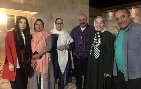  روز پُرخاطره مریم امیرجلالی با جمعی از بازیگران + عکس